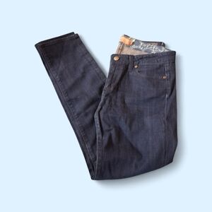 PAIGE Women's Dark Blue Skinny Jeans